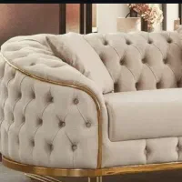 مبل چستر رنگ طوسی|مبلمان خانگی و میز عسلی|پرند, فاز ۴|دیوار