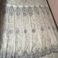 پرده دانتل تور نگین کار شده|پرده، رانر، رومیزی|تهران, کیانشهر|دیوار