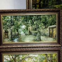 تابلو فرش باغ گردو سایز بزرگ بااقساط ۳ماهه|تابلو فرش|تهران, علم و صنعت|دیوار