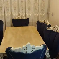 مبلمان ۷ نفره همراه با میز ناهار خوری|مبلمان خانگی و میز عسلی|تهران, ائمه اطهار|دیوار