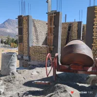ستون ریزی. ساختمان مصالح بنایی .اجرای ستون.