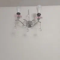 لوستر شیش شاخه بادودیواری|لوستر و چراغ آویز|رشت, علی آباد|دیوار