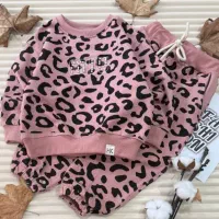 لباس بچگانه پلنگی ست دخترانه و پسرانه سایز50