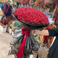 دسته گل های روبانی