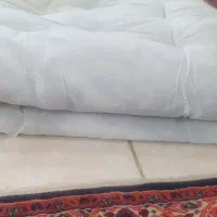 تشک یک نفره و پتو پلنگی