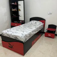 سرویس خواب یک نفره جوان در حد نو