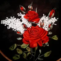 تابلو روباندوزی شده آماده ی فروش|تابلو، نقاشی، عکس|شیراز, اصلاح‌نژاد|دیوار
