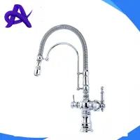 شیر ظرفشویی فنری دوکاره کروم شاور مدرن و مقاوم