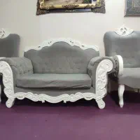 مبل نه نفره محکم سفارشی چوب.