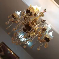 لوستر جنس برنز|لوستر و چراغ آویز|اسلام‌شهر, شهرک امام حسین (میان آباد)|دیوار