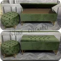 پاف صندوقچه دار و ساده (آزرا)|صندلی و نیمکت|کرج, حسن آباد|دیوار