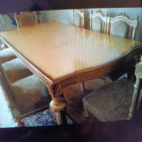 میز و صندلی نهار خوری طلایی|میز و صندلی غذاخوری|اصفهان, هوانیروز|دیوار