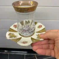 استکان نعلبکی انتیک