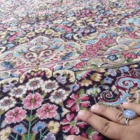 جفت قالی دستباف سرام 9متری|فرش|راور, |دیوار