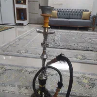قلیان تمام برنجی حاج اوغلی|کلکسیون اشیاء عتیقه|شیروان (خراسان), |دیوار