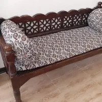 تخت چوبی سنتی|مبلمان خانگی و میز عسلی|نهاوند, |دیوار