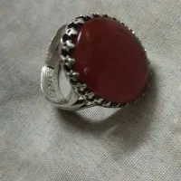 انگشتر نقره عیار بالا 925 عقیق صل یمن|جواهرات|برخوار, |دیوار