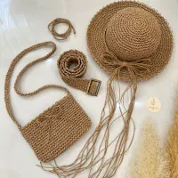 کلاه و کیف رافیا در ساوه