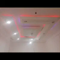 دکوراسیون داخلی خانه گچکاری و گچبری و نور پردازی