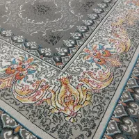 فرش ۱۲متری جفت زمینه طوسی سنگین وزن نخ|فرش|بجنورد, |دیوار