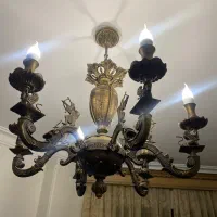 ۲ عدد ۱۲ شاخه و یک عدد ۶ شاخه و ۲ دیوارکوب ۲ شاخه|لوستر و چراغ آویز|تهران, زعفرانیه|دیوار