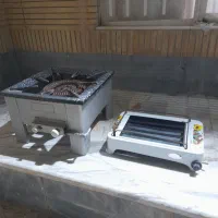 اجاق گاز وکباب پز حیاطی