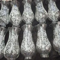 ۱۰ عدد لاله لوستر نو|لوستر و چراغ آویز|اراک, |دیوار