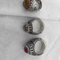 سه عدد انگشتر نقره