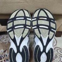 کتونی آسیکس GEL سفید چرم و توری سایز 44|کیف، کفش، کمربند|رشت, باهنر|دیوار