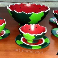 ست ظروف یلدا/شب چله/یلدایی عروس/ظرف/سفارشی|صنایع دستی و سایر لوازم تزئینی|تهران, والفجر (افسریه)|دیوار