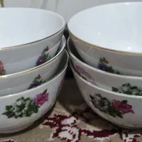 ۶ عدد پیاله گل شیپوری خیلی قدیمی قدمت دار(درحدنو)|کلکسیون اشیاء عتیقه|اندیشه, اندیشه فاز ۱|دیوار