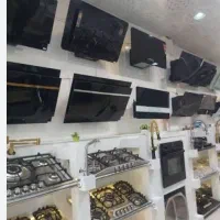 گاز رومیزی مدل چدن گرد و هود روکار مدل دوشیشه ۵۶z|مصالح و تجهیزات ساختمان|مشهد, فدک|دیوار