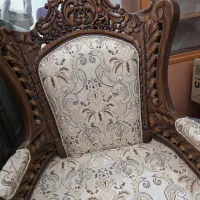 مبلمان چوبی و ویترین چوبی در حد نو|مبلمان خانگی و میز عسلی|اصفهان, سرتاوه|دیوار