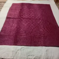 لحاف پنبه ای  مخمل دونفره کاملا سالم و نو