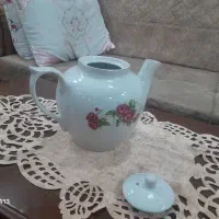 قوری چینی بزرگ مجلسی  گل سرخ نونو|قوری، کتری، قهوه‌ساز دستی|تبریز, |دیوار