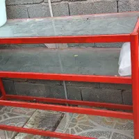 میز ویترین قفسه