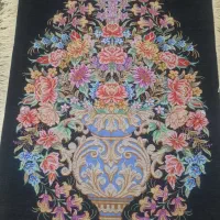 تابلو فرش دستبافت تمام ابریشم|تابلو فرش|قم, نیروگاه|دیوار