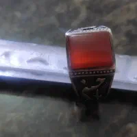 انگشتر نقره مردانه  عقیق مشهد|زیورآلات و اکسسوری|دهدشت, |دیوار