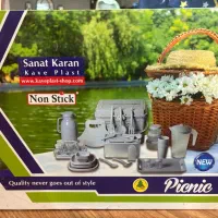 ست ۹۰ پارچه پیک نیک نو با جعبه