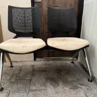 ۲جفتی۴ عدد صندلی اداری برند مبلمان اداری آسیا،نظری