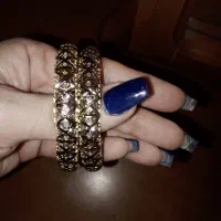 النگو خیلی شیک رنگ ثابت  نونو فقط توکمد بوده