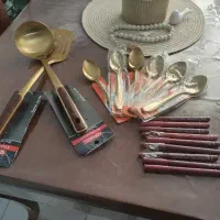 قاشق و کفگیر طلایی