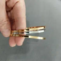 النگو  استیل آیینه ای