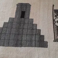 قالیچه فرش دست بافت ریز کاملا محلی