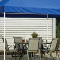 سایبان گاز مسافرتی زغال سرخ کن چادردو‌کاره چتربرزن