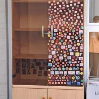 کتابخانه چوبی|کتابخانه، شلف، قفسه‌های دیواری|قائم‌شهر, |دیوار