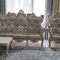 مبلمان سلطنتی و استیل تمام چوب جنس آس ۹نفره|مبلمان خانگی و میز عسلی|تنکابن, |دیوار