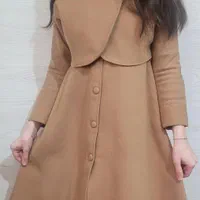 پاتو و لباس مجلسی دخترانه مزون دوز