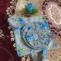ست دمکن و کیسه ی نان ودستگیره|سفره، حوله، دستمال آشپزخانه|قزوین, |دیوار
