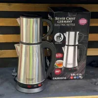 چای ساز سیلور کرست اصلی وارمر دار /چایساز استیل